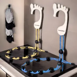 RENOPAX Sockenhalter blau und gelb: für Wäsche und Ordnung