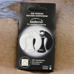 Sockstar Sockenclips Black & White Basic Pack mit 10 Clips